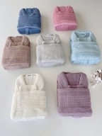 MYSOFT PETEK TEKLİ BORNOZ SETİ