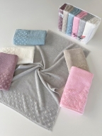 50X90 MYSOFT 6'LI RENKLİ HAVLU - HASIR