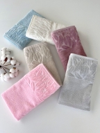 50X90 MYSOFT 6'LI RENKLİ HAVLU - YAPRAK