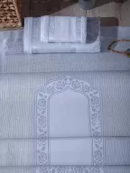 SARRA 3'LÜ DİKİŞLİ SECCADE SETİ
