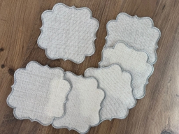 SARRA 15x15 GÜMÜŞ SUNUM PEÇETESİ - V3