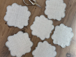 SARRA 15x15 GÜMÜŞ SUNUM PEÇETESİ - V3