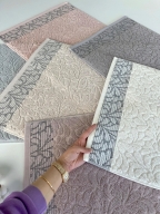50X90 SARRA 6'LI SARE DİKİŞLİ HAVLU - V1