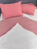 SARRA 160X240 TEK KİŞİLİK MÜSLİN YATAK ÖRTÜSÜ