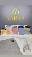 SARRA 160X240 TEK KİŞİLİK MÜSLİN YATAK ÖRTÜSÜ
