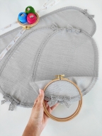 SARRA HOME OVAL FİYONK 3'LÜ YATAK ODA TAKIMI