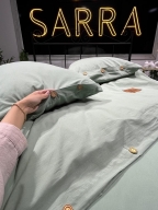 SARRA HOME ÇİFT KİŞİLİK TAŞLAMA NEVRESİM TAKIMI