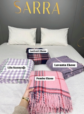 SARRA HOME ÇİFT KİŞİLİK SAÇAKLI BATTANİYE